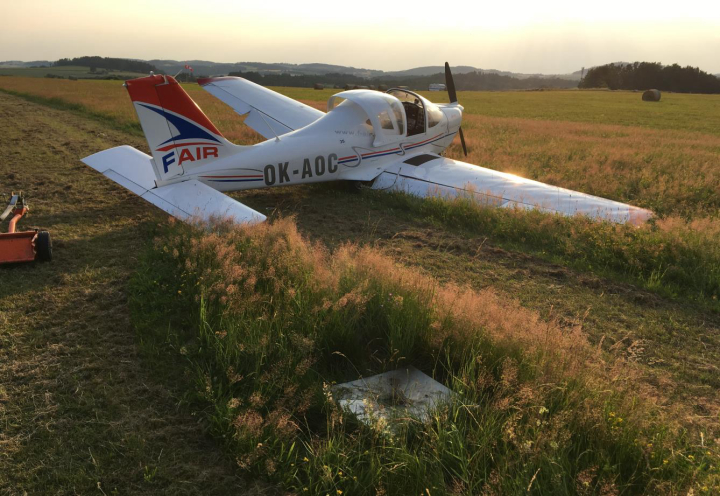 Ilustrace 2 z 4 ze zprávy ÚZPLN CZ-23-0562: Událost letounu Costruzioni Aeronautiche Tecnam P2002 JF na LKBE (Benešov)