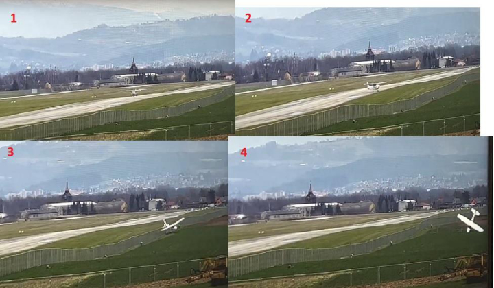 Illustration 1 of 3 from ÚZPLN report CZ-23-0165: Event airplane Cessna 172SP at LKMH (Mnichovo Hradiště)