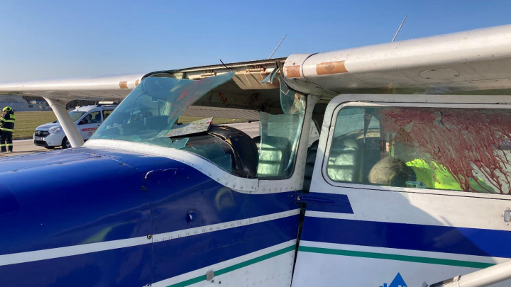 Illustration 1 of 9 from ÚZPLN report CZ-23-0068: Incident airplane Cessna 172RG at LKJA (Jaroměř)