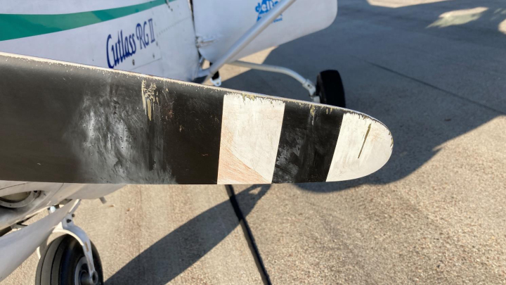 Illustration 8 of 9 from ÚZPLN report CZ-23-0068: Incident airplane Cessna 172RG at LKJA (Jaroměř)