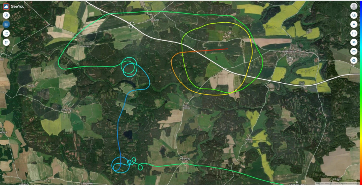 Illustration 7 of 14 from ÚZPLN report CZ-22-0857: Event aircraft Rolladen-Schneider LS4-A a LS8-18 at STAR (1,3 km NE é Sedlo)