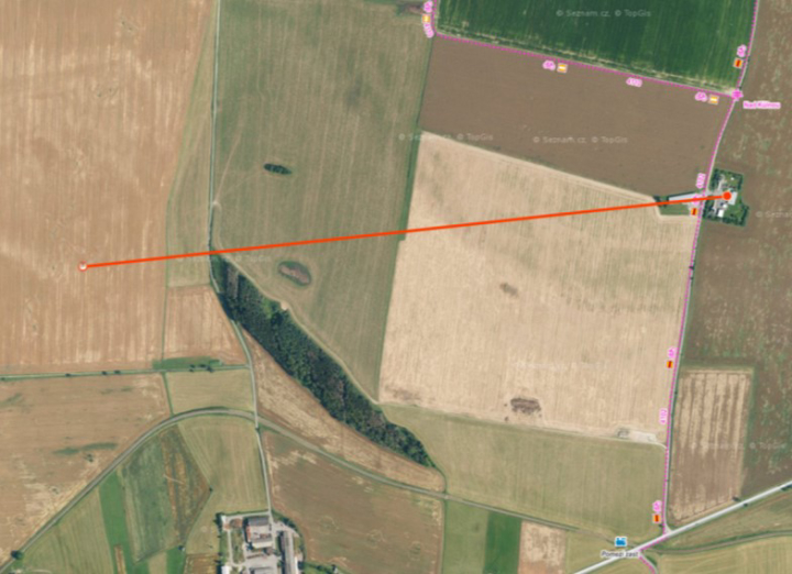 Illustration 3 of 5 from ÚZPLN report CZ-21-0278: Event aircraft TOMI CROSS 5 at POLI (700 m severně města čky)