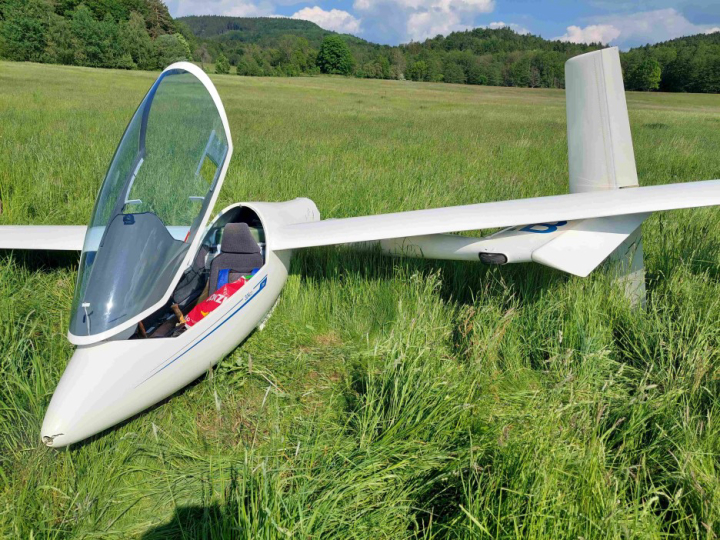 Illustration 1 of 1 from ÚZPLN report CZ-21-0237: Event aircraft Glasflűgel G-304 CZ at LKLB (Liberec)
