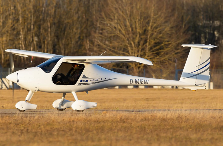 Ilustrace 1 z 1 ze zprávy ÚZPLN CZ-21-0225: Událost letadla Pipistrel Virus SW100 na OBCE (cca 300 m NE Stěžov, okres Příbram)