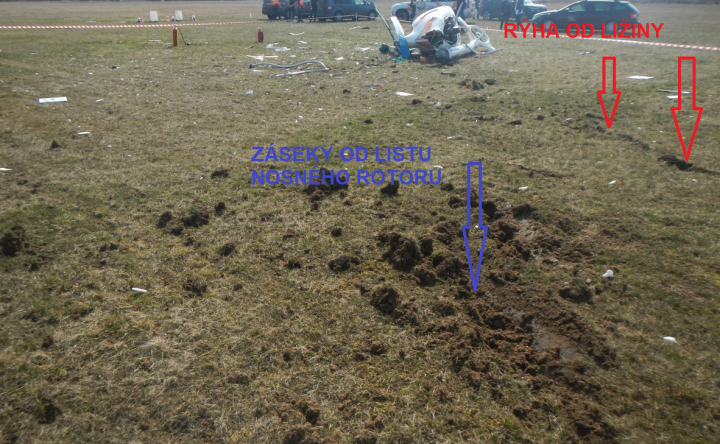 Illustration 2 of 2 from ÚZPLN report CZ-21-0088: Event aircraft GUIMBAL G2 CABRI at LETI (ště Kladno)