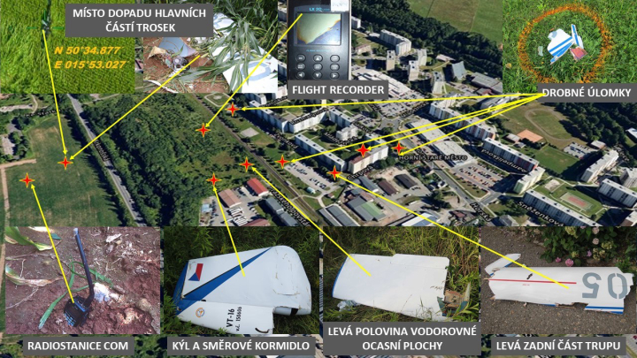 Ilustrace 8 z 13 ze zprávy ÚZPLN UZPLN-565: Událost letadla VT-16 Orlík - Trutnov