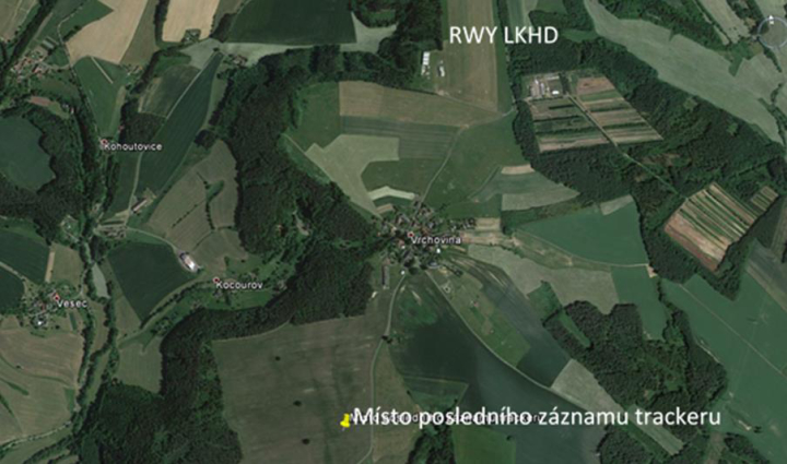 Illustration 2 of 3 from ÚZPLN report UZPLN-478: Event airplane Kluzák Standard Cirrus B at LKHD (Hodkovice)