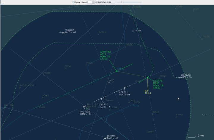 Illustration 2 of 5 from ÚZPLN report UZPLN-331: Incident aircraft A 319 / B735 at LKPR (PRAHA/Ruzyně)
