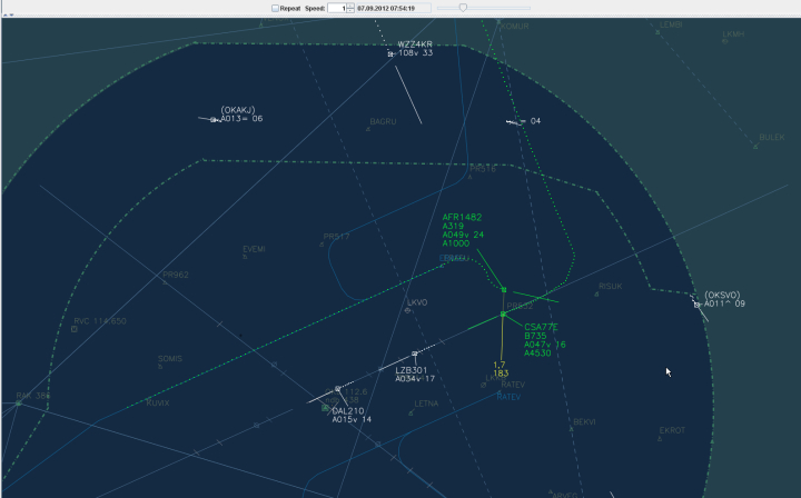 Illustration 4 of 5 from ÚZPLN report UZPLN-331: Incident aircraft A 319 / B735 at LKPR (PRAHA/Ruzyně)