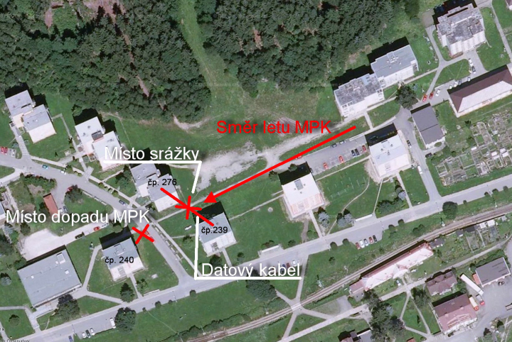 Illustration 2 of 2 from ÚZPLN report UZPLN-266: Event aircraft PAP 1400 R - Loučovice