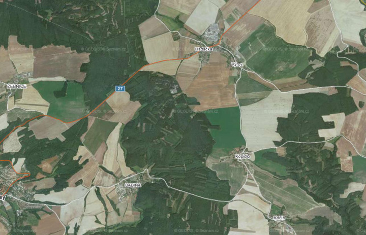 Illustration 1 of 2 from ÚZPLN report UZPLN-83: Event aircraft Z 37 A Čmelák at OBCE (u Kralovice)