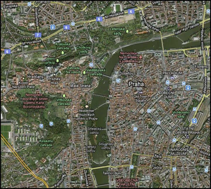 Illustration 1 of 2 from ÚZPLN report UZPLN-132: Incident aircraft Mi 8 T - Praha, řeka Vltava