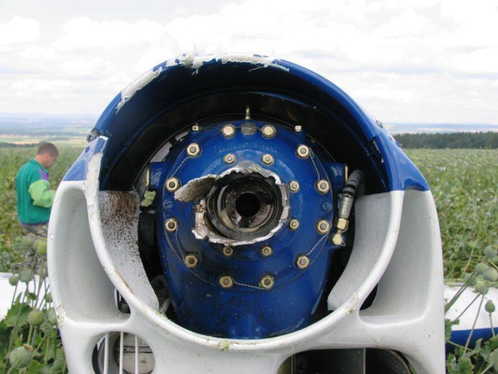 Illustration 1 of 4 from ÚZPLN report UZPLN-127: Incident aircraft Zlín 526 F at OBCE (u Javorník)