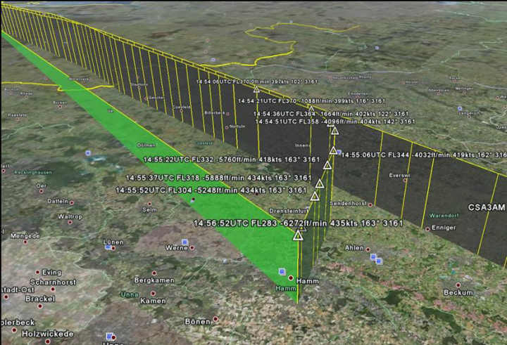 Illustration 1 of 2 from ÚZPLN report UZPLN-133: Incident aircraft B 737-400 at EDMM (FIR)
