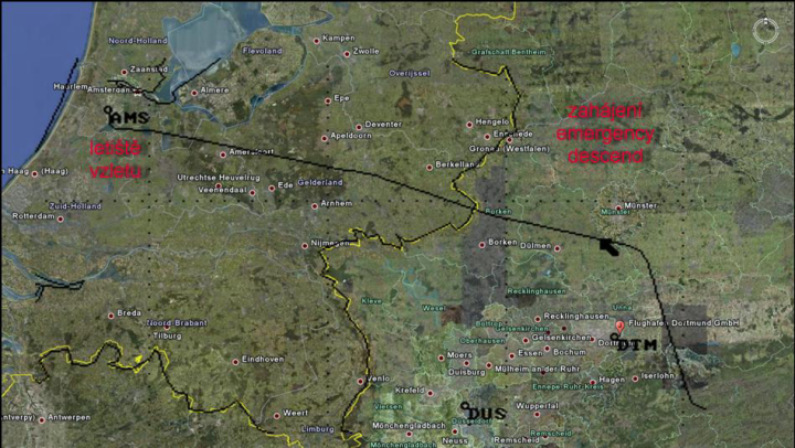 Illustration 2 of 2 from ÚZPLN report UZPLN-133: Incident aircraft B 737-400 at EDMM (FIR)
