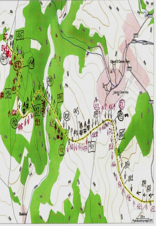 Illustration 5 of 6 from ÚZPLN report UZPLN-121: Event aircraft Allegro 2000 at OBCE (u Hluboké Dvory)