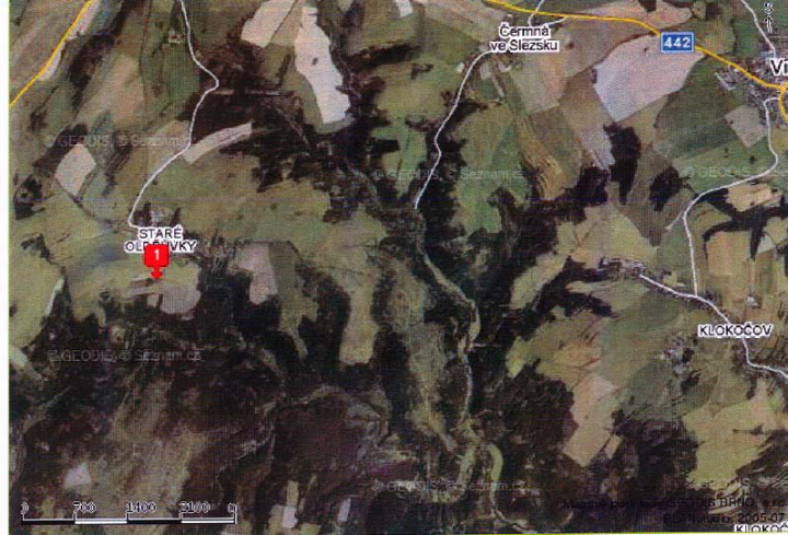 Illustration 1 of 3 from ÚZPLN report UZPLN-146: Event aircraft EV 97 at STAR (é Oldřůvky)