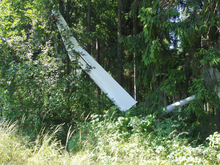 Illustration 1 of 1 from ÚZPLN report UZPLN-229: Event aircraft ASW 19B at CHOV (Útě – Dlouhá Loučka)