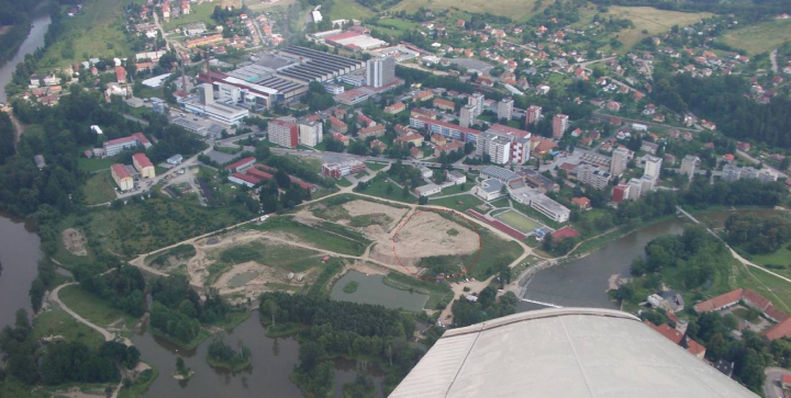 Illustration 1 of 1 from ÚZPLN report UZPLN-244: Event aircraft P 92-JS at ZAVY (okraj města Sá)