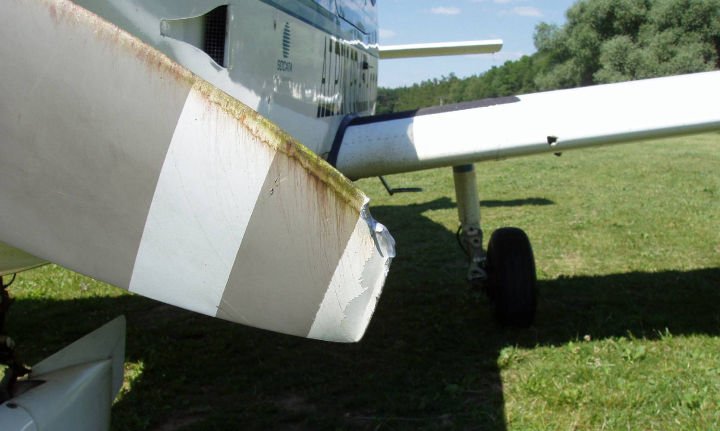 Illustration 1 of 1 from ÚZPLN report UZPLN-242: Incident aircraft Socata TB-10 at LKKL (Kladno)