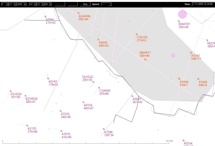 Illustration 1 of 1 from ÚZPLN report UZPLN-76: Incident aircraft B 737 DHC8D - SW BEPAS