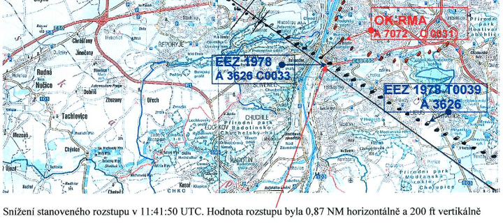 Illustration 2 of 2 from ÚZPLN report UZPLN-64: Incident aircraft L 200 D Morava at LKPR (PRAHA/Ruzyně)